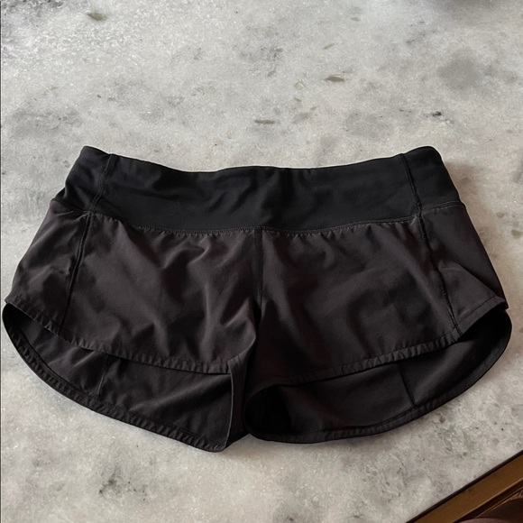 Women's Black Athletic Shorts - Picture 1 of 2